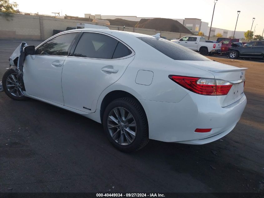 2014 Lexus Es 300H VIN: JTHBW1GGXE2044744 Lot: 40449034