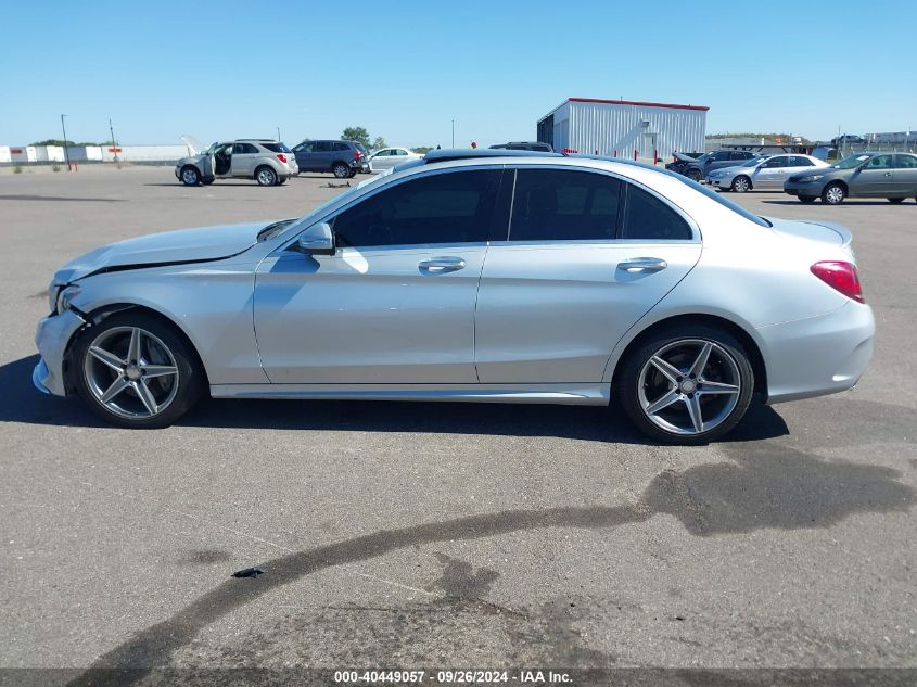 2015 Mercedes-Benz C 300 4Matic/Luxury 4Matic/Sport 4Matic VIN: 55SWF4KB8FU074290 Lot: 40449057