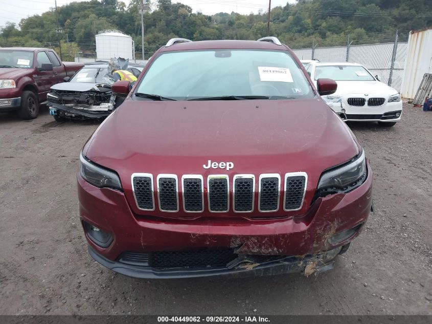 2019 Jeep Cherokee Latitude Plus VIN: 1C4PJMLBXKD355480 Lot: 40449062