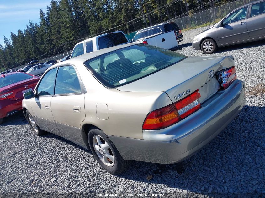 1998 Lexus Es 300 VIN: JT8BF28G5W504437H Lot: 40449086