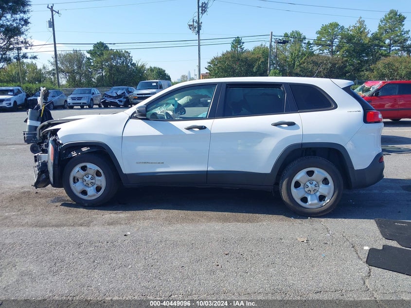 1C4PJLAB0GW125973 2016 Jeep Cherokee Sport