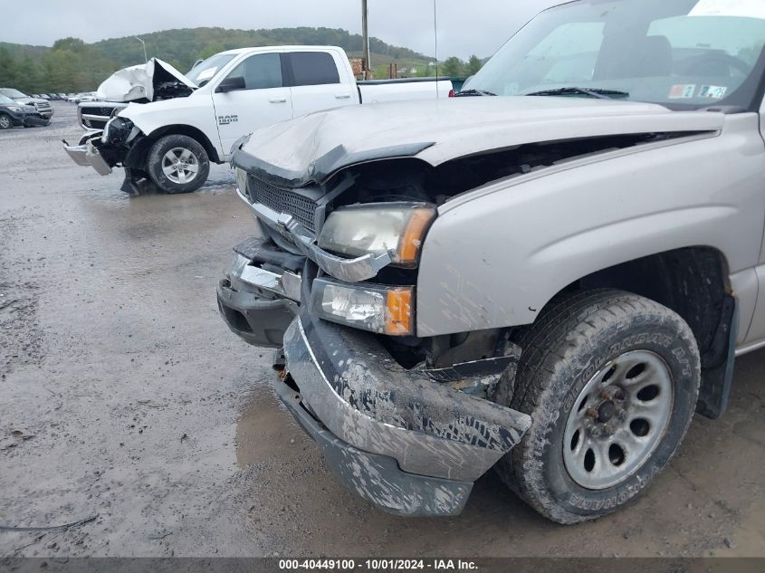 2005 Chevrolet Silverado K1500 VIN: 1GCEK14X05Z343942 Lot: 40449100