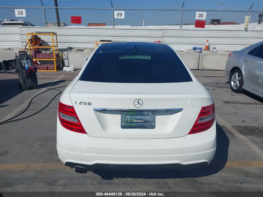 2012 Mercedes-Benz C 250 VIN: WDDGJ4HB5CF872450 Lot: 40449139