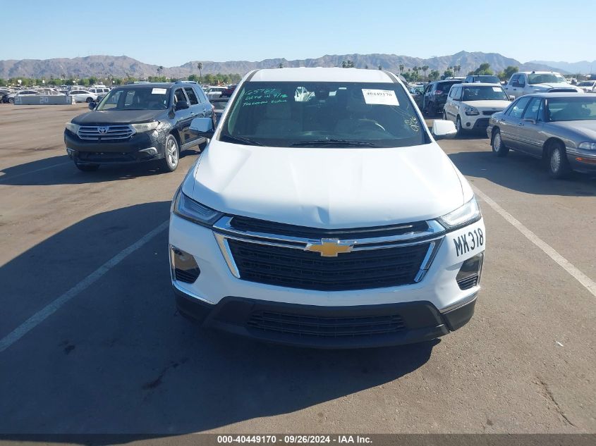 2022 Chevrolet Traverse Fwd 1Fl VIN: 1GNERLKWXNJ107631 Lot: 40449170