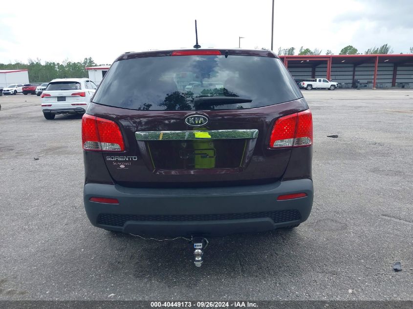 2012 Kia Sorento Lx VIN: 5XYKT3A13CG241624 Lot: 40449173