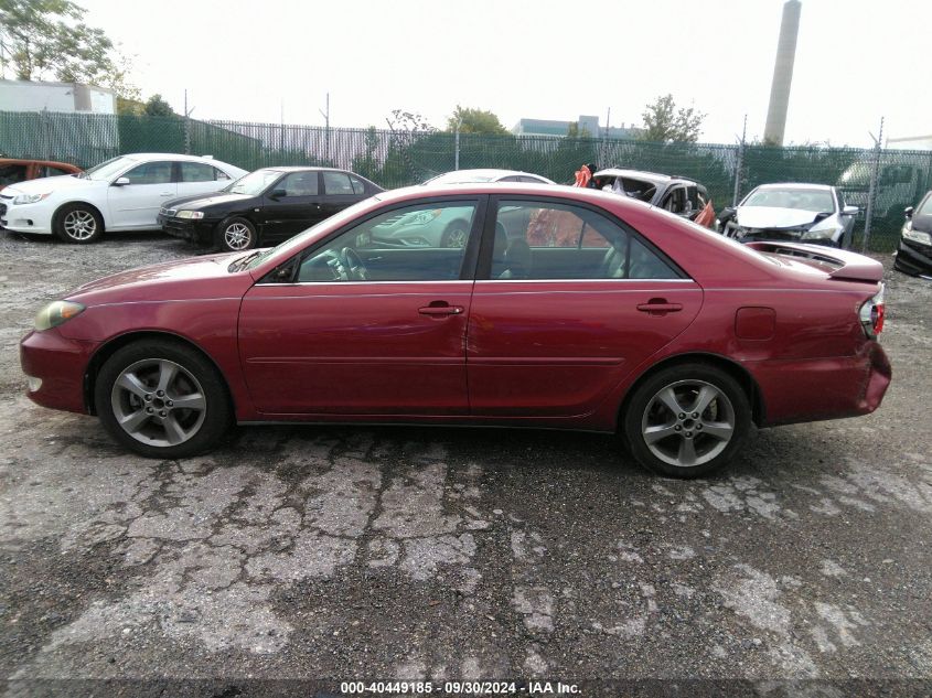 2005 Toyota Camry Se VIN: 4T1BA32KX5U509465 Lot: 40449185