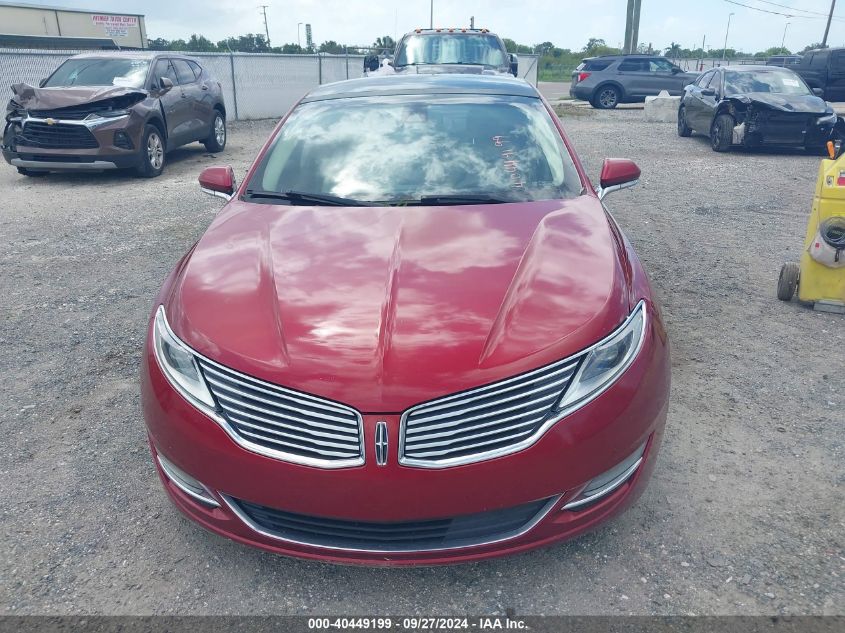 2013 Lincoln Mkz Hybrid VIN: 3LN6L2LU8DR827709 Lot: 40449199