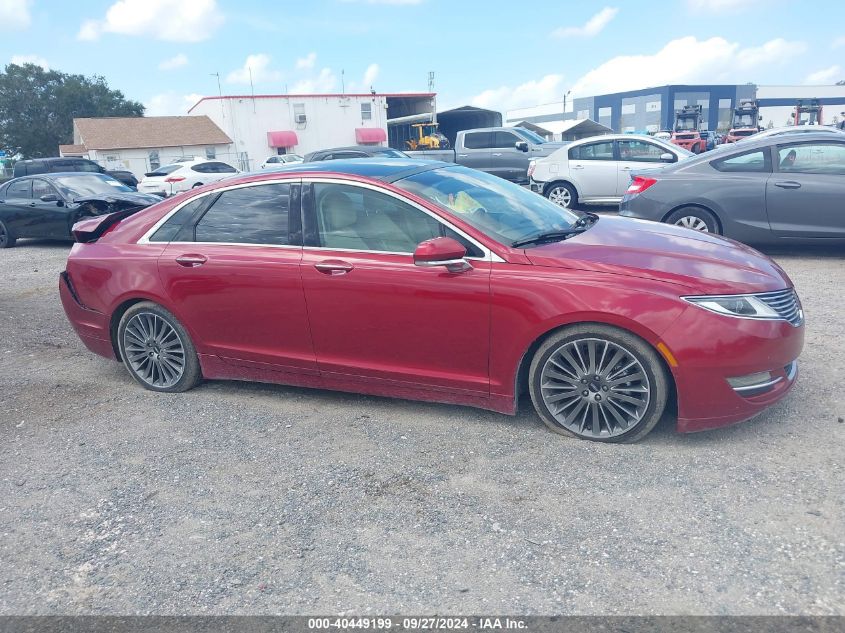 2013 Lincoln Mkz Hybrid VIN: 3LN6L2LU8DR827709 Lot: 40449199