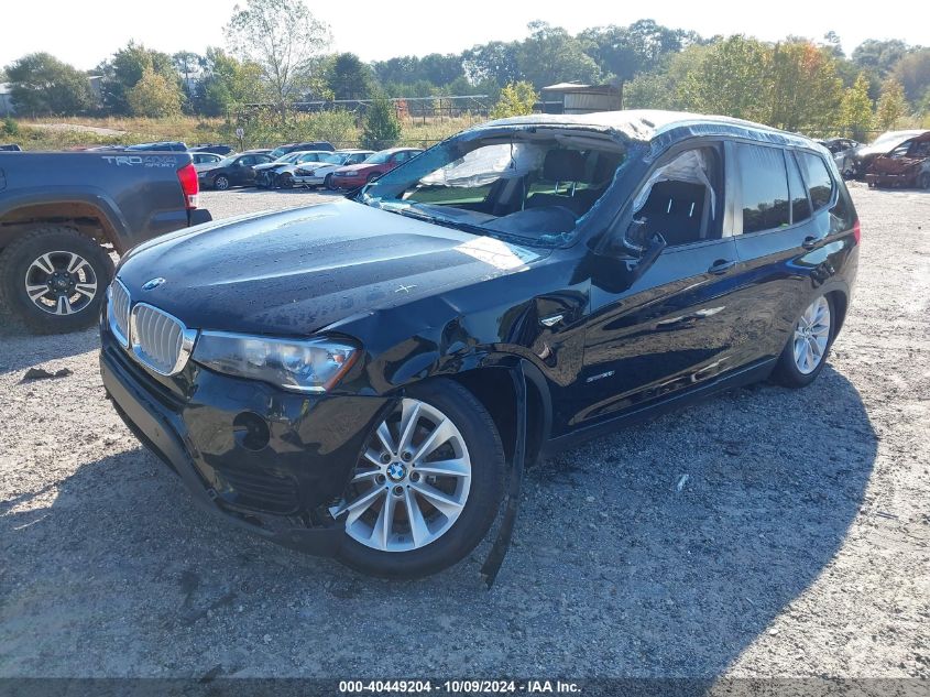 VIN 5UXWZ7C30H0V89477 2017 BMW X3, Sdrive28I no.2