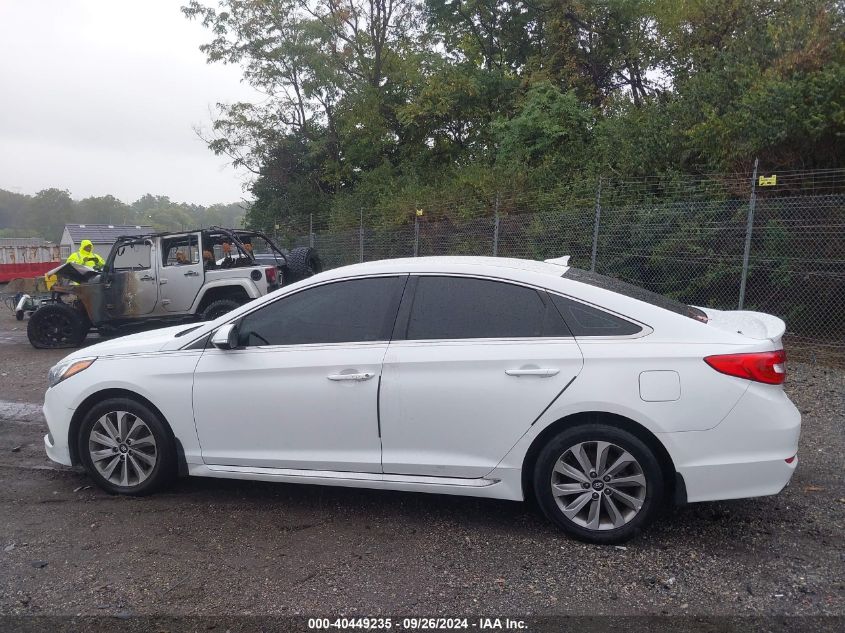 5NPE34AFXHH456867 2017 Hyundai Sonata Sport