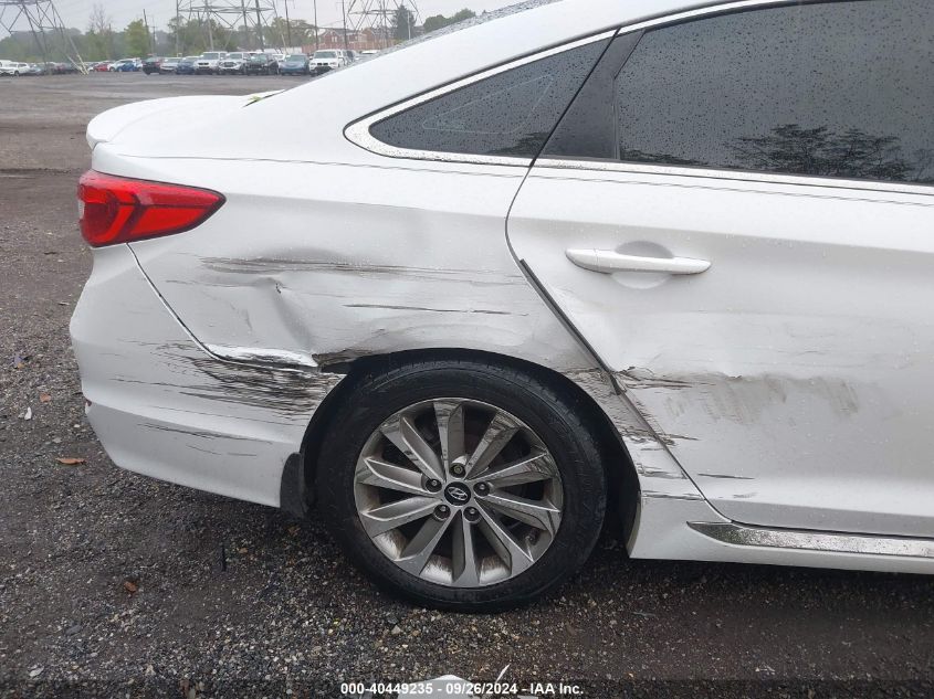 5NPE34AFXHH456867 2017 Hyundai Sonata Sport