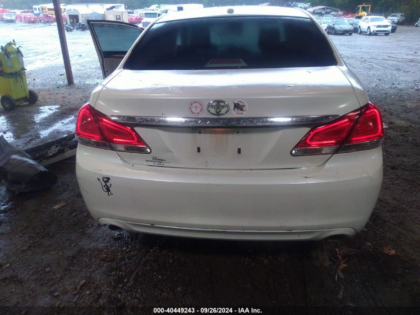 2011 Toyota Avalon VIN: 4T1BK3DB8BU430494 Lot: 40449243