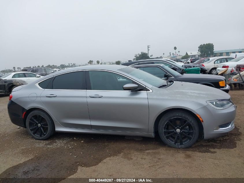 2015 Chrysler 200 Limited VIN: 1C3CCCAB2FN574864 Lot: 40449287