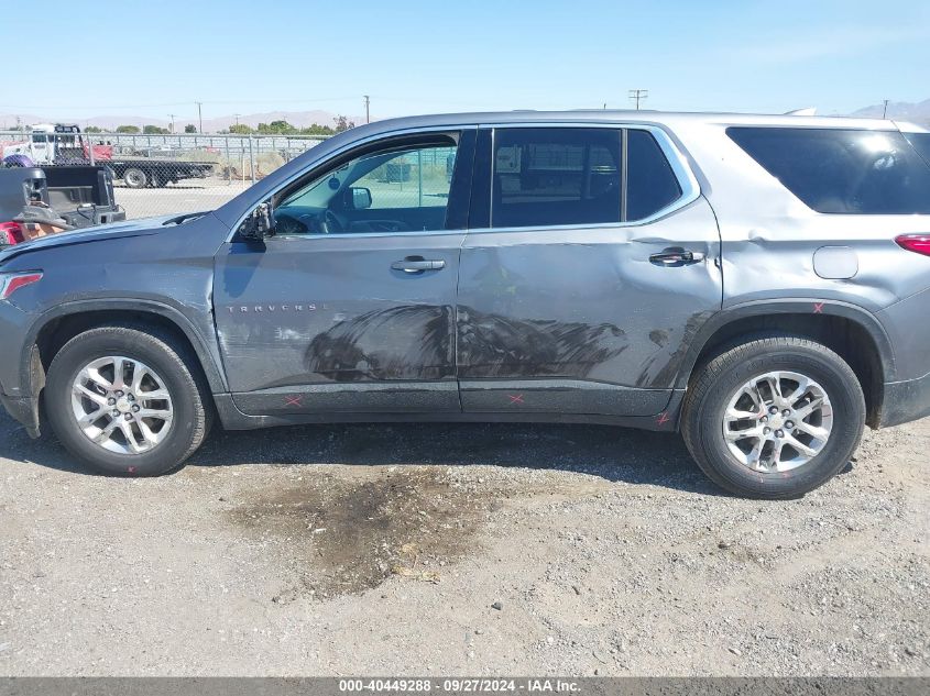 2018 Chevrolet Traverse Ls VIN: 1GNERFKW0JJ240605 Lot: 40449288