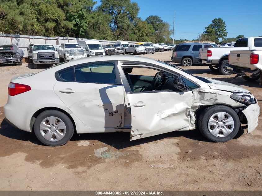 2014 Kia Forte Lx VIN: KNAFK4A66E5196290 Lot: 40449302