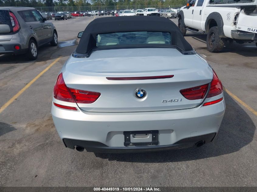 2015 BMW 640I - WBALW7C53FD596246