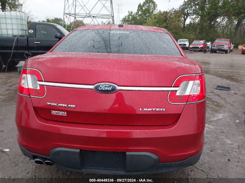 2010 Ford Taurus Limited VIN: 1FAHP2FW7AG118776 Lot: 40449336