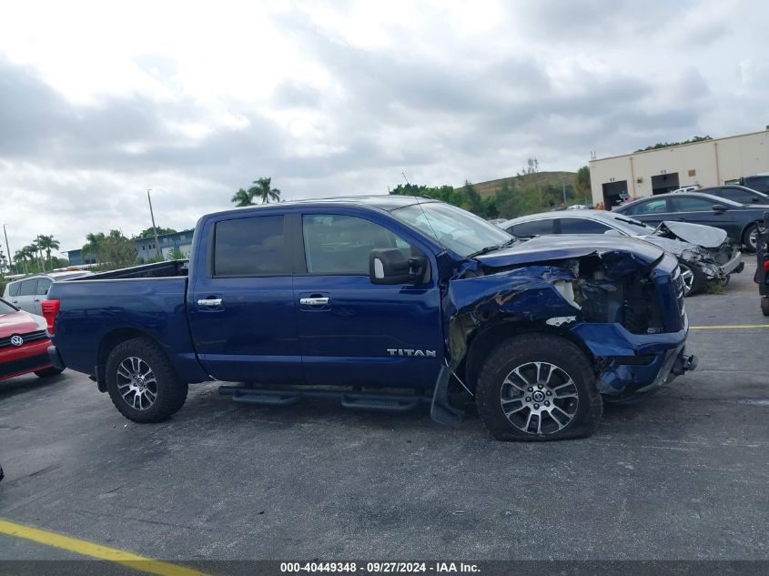 2021 Nissan Titan Sv 4X2 VIN: 1N6AA1EF3MN537049 Lot: 40449348