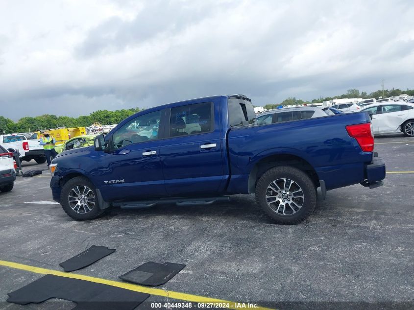 2021 Nissan Titan Sv 4X2 VIN: 1N6AA1EF3MN537049 Lot: 40449348