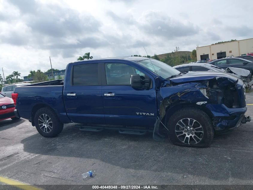 2021 Nissan Titan Sv 4X2 VIN: 1N6AA1EF3MN537049 Lot: 40449348