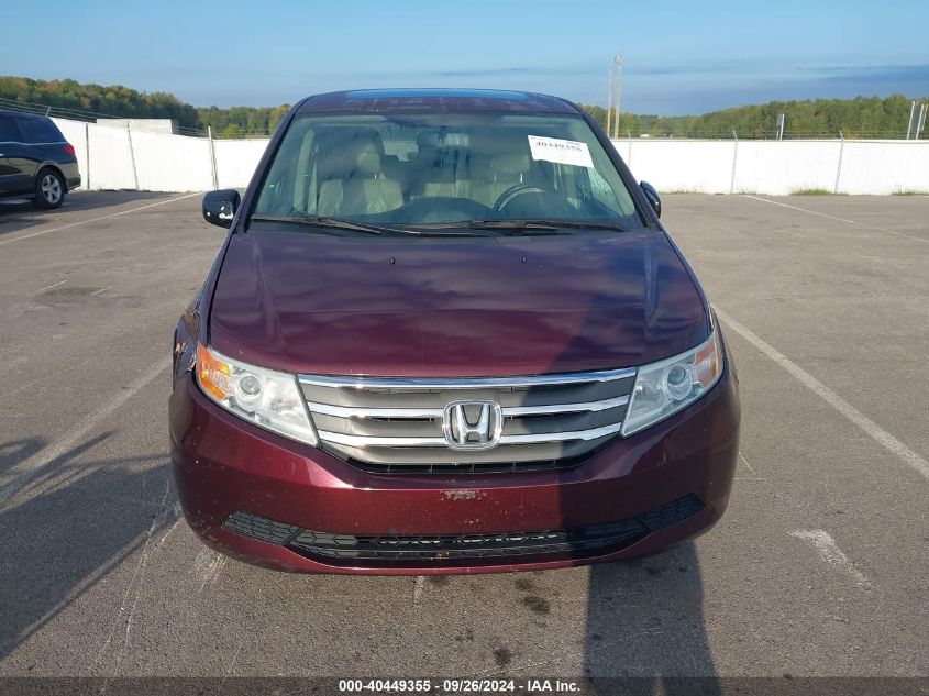 2013 Honda Odyssey Ex-L VIN: 5FNRL5H61DB022469 Lot: 40449355