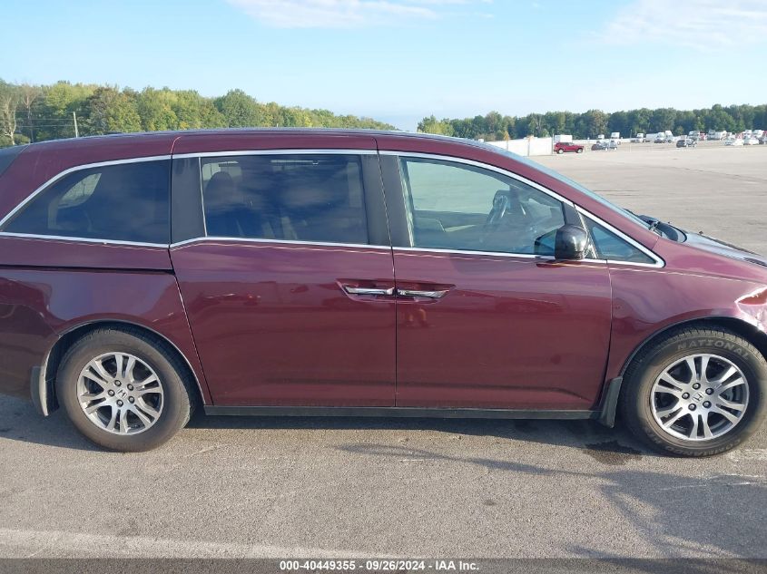 2013 Honda Odyssey Ex-L VIN: 5FNRL5H61DB022469 Lot: 40449355