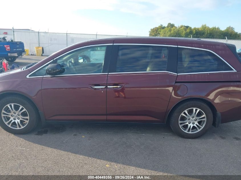 2013 Honda Odyssey Ex-L VIN: 5FNRL5H61DB022469 Lot: 40449355