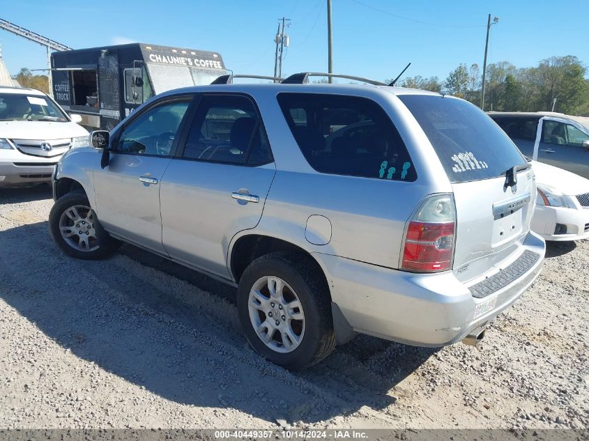 2004 Acura Mdx Touring Pkg VIN: 2HNYD18694H553392 Lot: 40449357