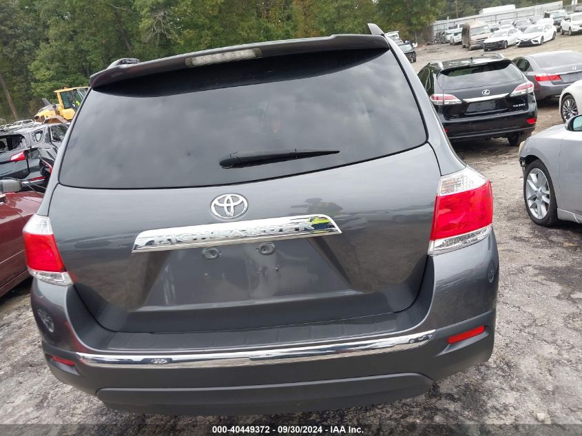 2012 Toyota Highlander Se VIN: 5TDZA3EH8CS026626 Lot: 40449372