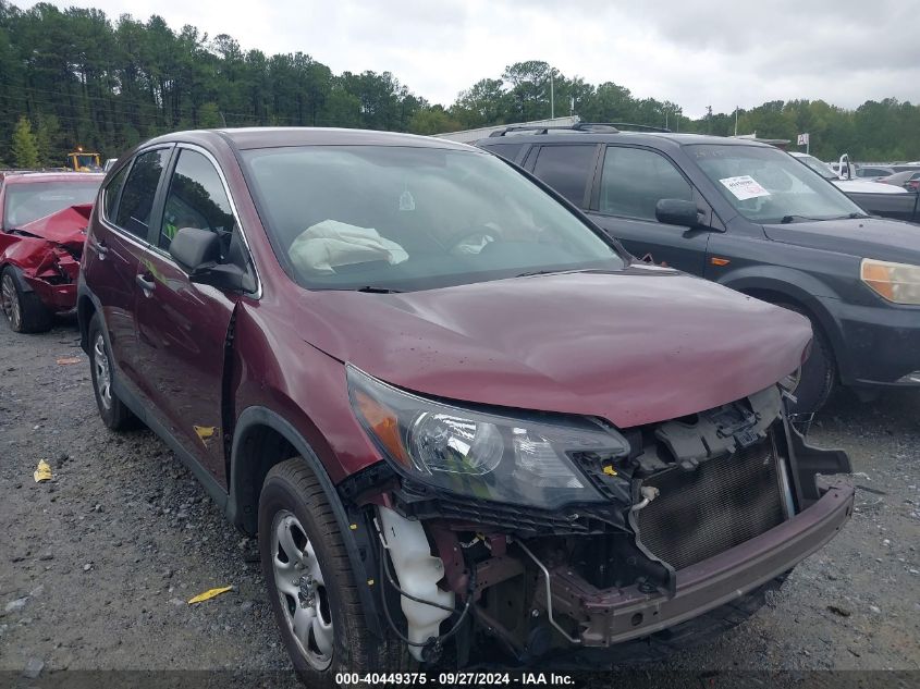 2014 Honda Cr-V Lx VIN: 5J6RM3H37EL031323 Lot: 40449375