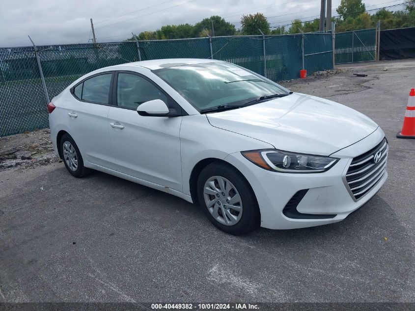 5NPD74LF1JH292489 2018 HYUNDAI ELANTRA - Image 1