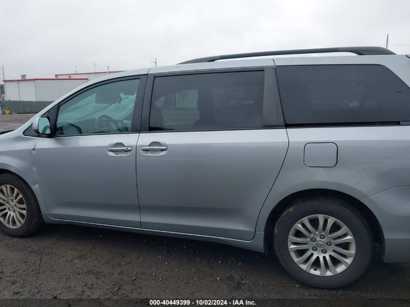 5TDYK3DC1FS687143 2015 Toyota Sienna Xle Premium 8 Passenger