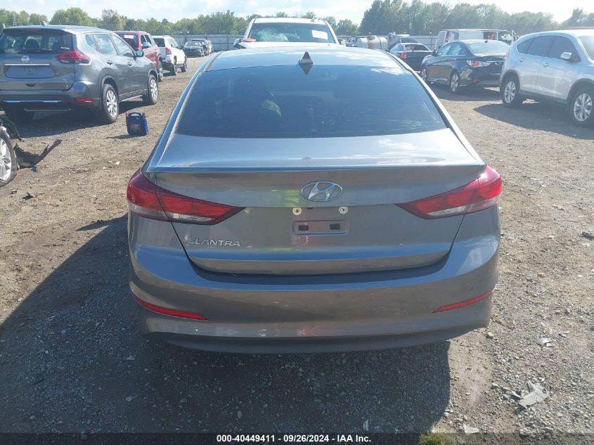 2018 Hyundai Elantra Value Edition VIN: 5NPD84LFXJH356297 Lot: 40449411