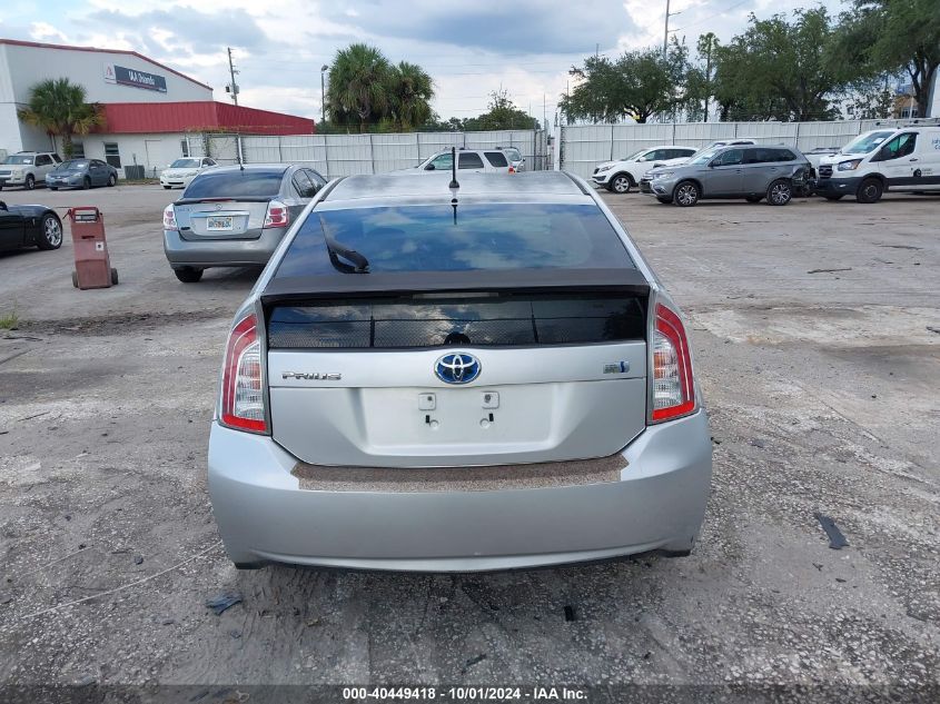 2013 Toyota Prius Two VIN: JTDKN3DU6D1724266 Lot: 40449418