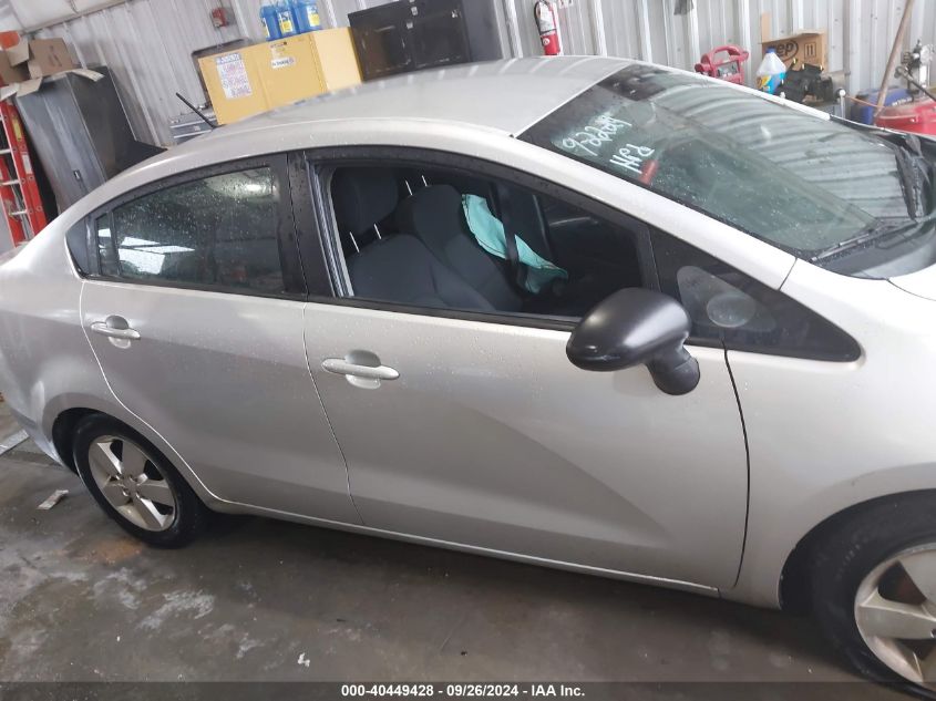 2015 Kia Rio Lx VIN: KNADM4A36F6438112 Lot: 40449428