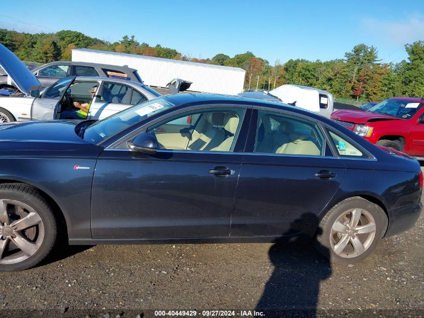 2012 Audi A6 3.0 Premium VIN: WAUGGAFC5CN071376 Lot: 40449429