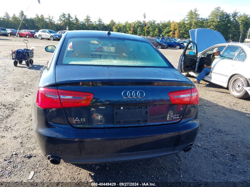 2012 Audi A6 3.0 Premium VIN: WAUGGAFC5CN071376 Lot: 40449429