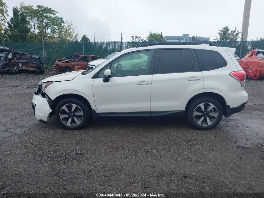 2018 Subaru Forester 2.5I Premium VIN: JF2SJAGCXJH507682 Lot: 40449443