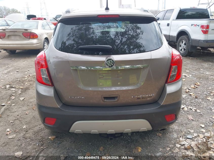 2014 Buick Encore Leather VIN: KL4CJCSB9EB744728 Lot: 40449475