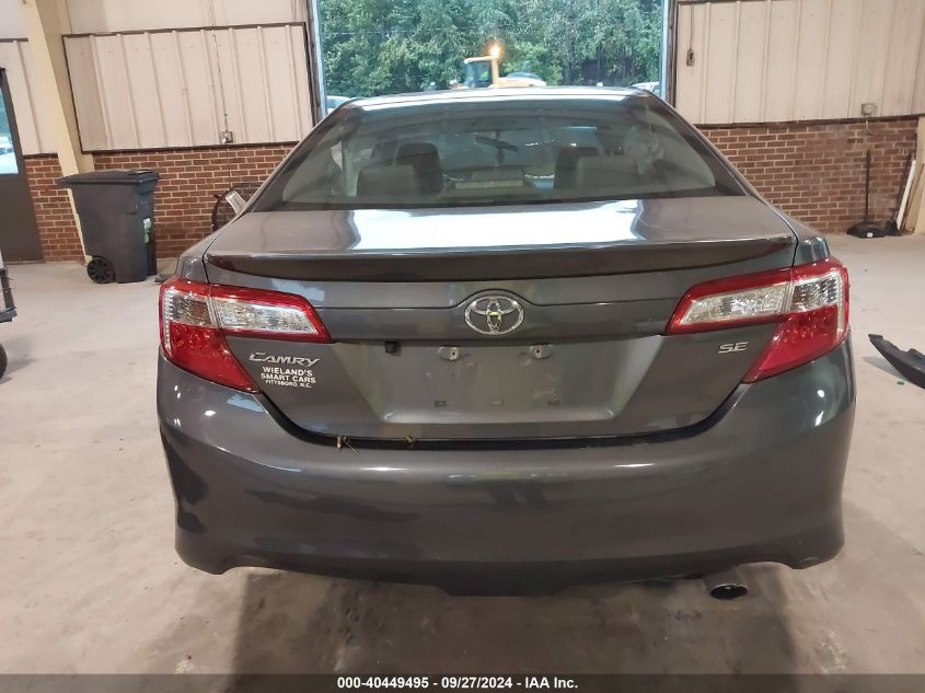 2014 Toyota Camry Se VIN: 4T1BF1FK0EU341738 Lot: 40449495