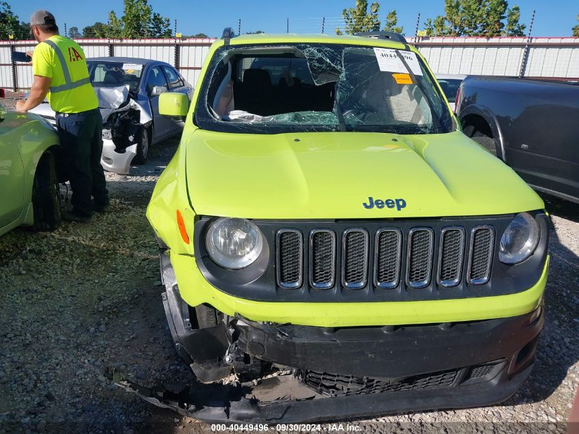 2018 Jeep Renegade Latitude VIN: ZACCJBBBXJPH86549 Lot: 40449496