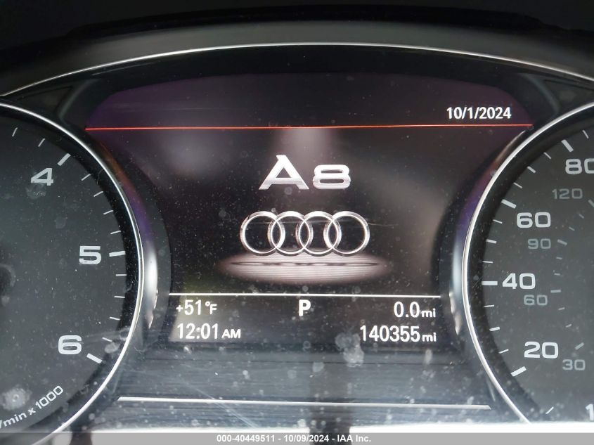 2015 Audi A8 L 3.0 Tdi VIN: WAU3MAFD9FN024632 Lot: 40449511