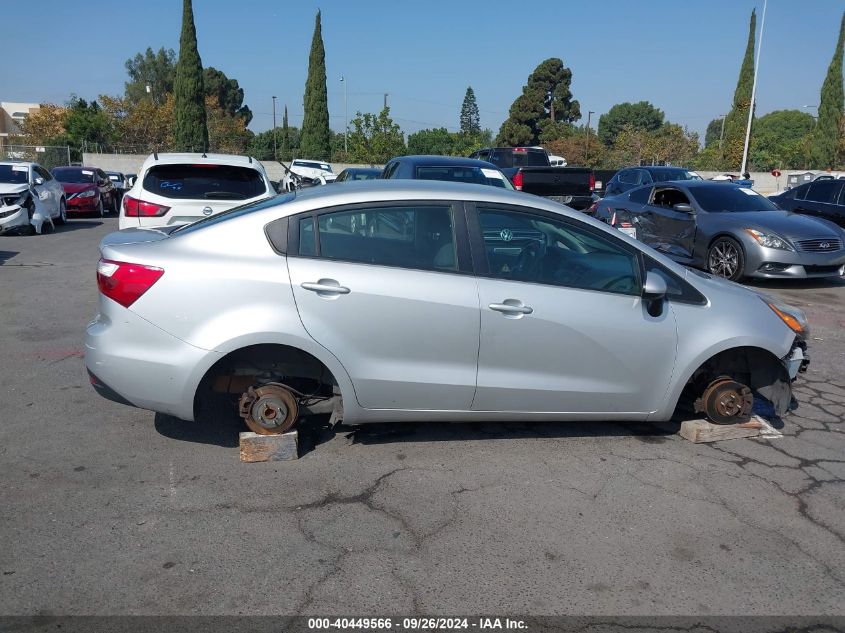 2015 Kia Rio Lx VIN: KNADM4A35F6504696 Lot: 40449566