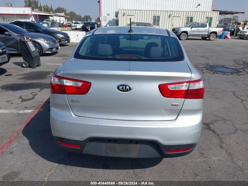 2015 Kia Rio Lx VIN: KNADM4A35F6504696 Lot: 40449566