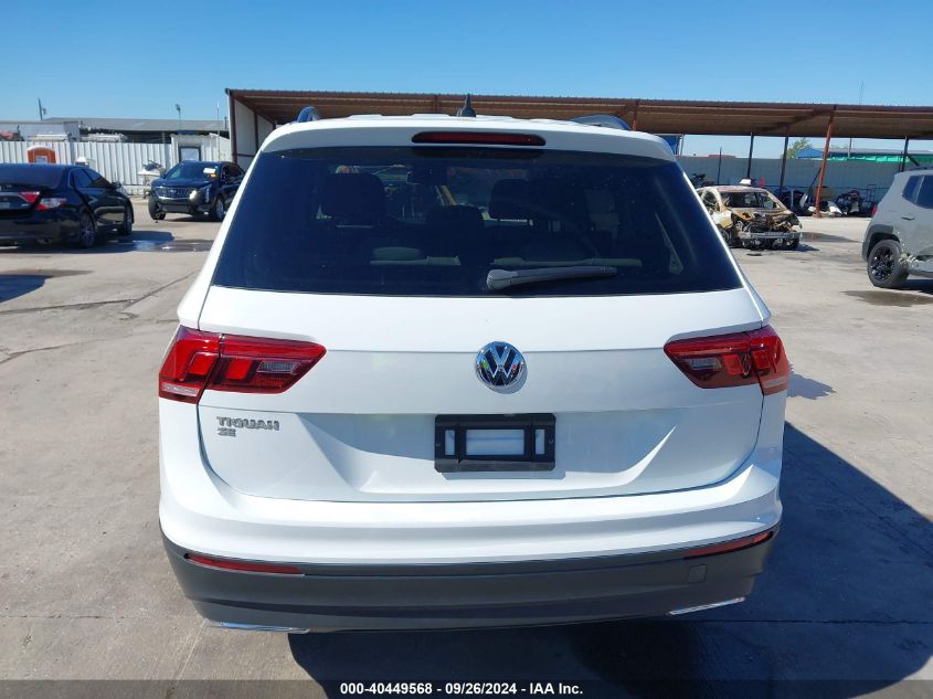 2019 Volkswagen Tiguan Se/Sel/Sel R-Line Jet-Black/Sel R-Line VIN: 3VV3B7AX6KM134508 Lot: 40449568