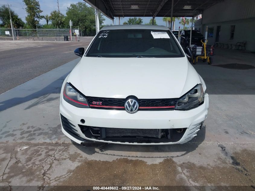 2017 Volkswagen Golf Gti Sport 4-Door VIN: 3VW447AU7HM003550 Lot: 40449602