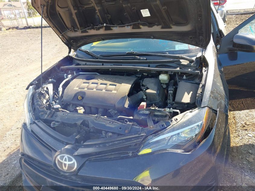VIN 2T1BURHE5KC132696 2019 TOYOTA COROLLA LE