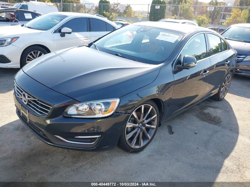 2015 Volvo S60 T5 Premier VIN: YV126MFK1F2366404 Lot: 40449772