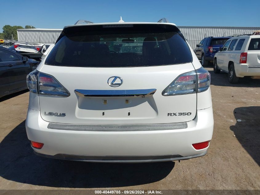 2010 Lexus Rx 350 VIN: 2T2ZK1BA1AC008446 Lot: 40449785