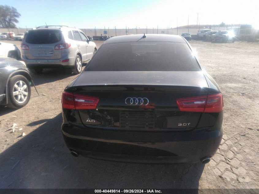 2013 Audi A6 2.0T Premium VIN: WAUGFAFC6DN086036 Lot: 40449814